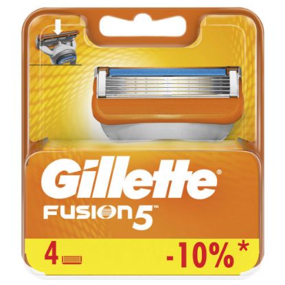 Изображение Сменные кассеты Gillette Fusion5, 4 шт.