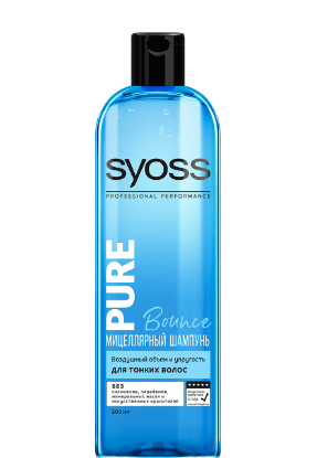 Изображение Шампунь Syoss Pure Bounce, 500 мл