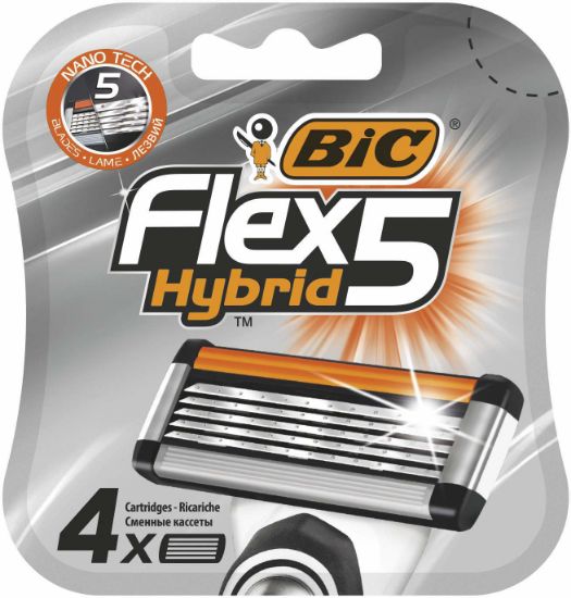 Изображение Сменные кассеты Bic Flex5 Hybrid, 4 шт.