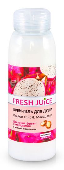 Изображение Крем-гель для душа Fresh Juice «Dragon Fruit & Macadamia», 300 мл