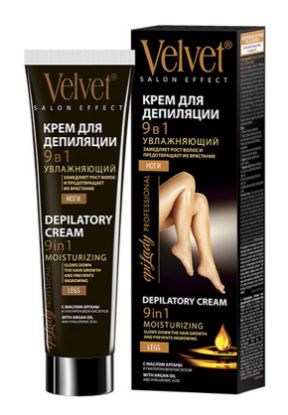 Изображение Velvet Крем для депиляции 9 в 1 увлажняющий, 125 мл