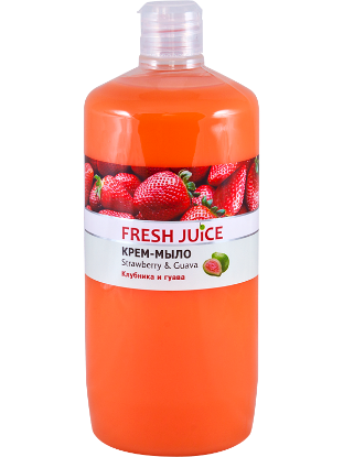 Изображение Крем-мыло Fresh Juice «Strawberry & Guava», 1000 мл