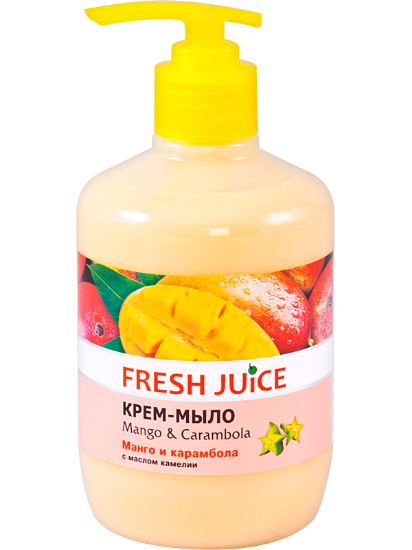 Изображение Крем-мыло Fresh Juice «Mango & Carambolа», 460 мл