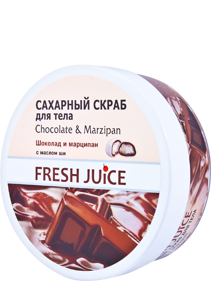 Изображение Сахарный скраб Fresh Juice «Chocolate & Marzipan», 225 мл