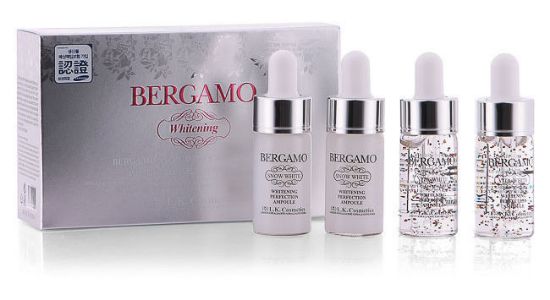 Изображение Набор осветляющих ампульных сывороток Bergamo Snow White & Vita-White Ampoule Set, 13 мл * 4 шт.