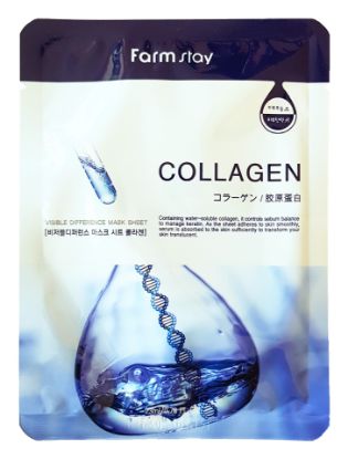 Изображение Маска для лица с коллагеном FarmStay Visible Difference Mask Sheet Collagen, 23 мл