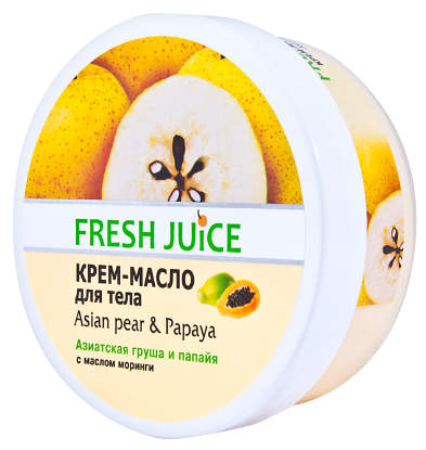 Изображение Крем-масло для тела Fresh Juice «Asian pear & Papaya», 225 мл