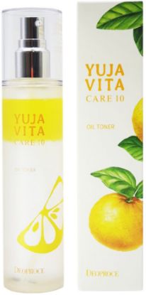 Изображение Цитрусовый тонер с экстрактом юдзу Deoproce Yuja Vita Care 10 Oil Toner, 120 мл