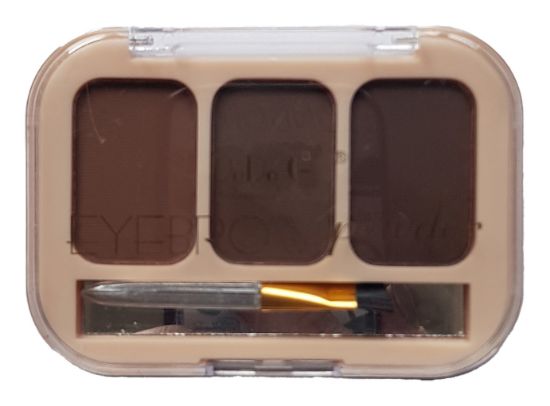 Изображение Палетка теней для бровей DoDo Girl Eyebrow Powder BP003, 3 оттенка