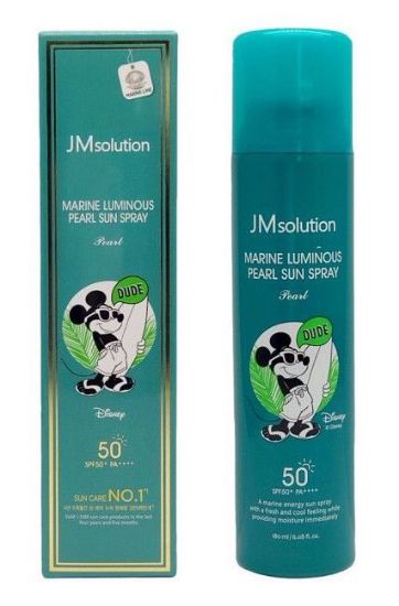 Изображение Солнцезащитный спрей JMsolution Marine Luminous Pearl Sun Spray Disney SPF 50+ PA++++, 180 мл