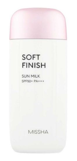 Изображение Солнцезащитное молочко Missha Soft Finish Sun Milk, SPF50+ PA+++, 70 мл