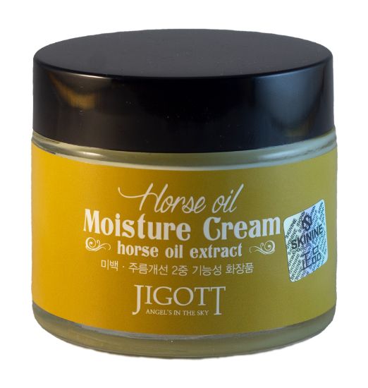 Изображение Увлажняющий крем с лошадиным маслом Jigott Horse Oil Moisture Cream, 70 мл