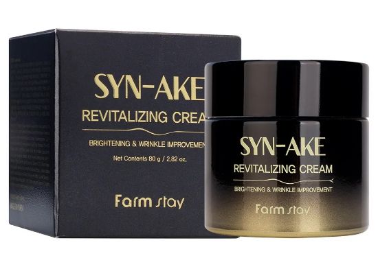 Изображение Омолаживающий крем с пептидом змеиного яда Farmstay Syn-Ake Revitalizing Cream, 80 г