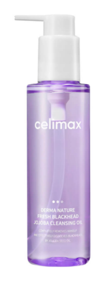 Изображение Гидрофильное масло от чёрных точек Celimax Derma Nature Fresh Blackhead Jojoba Cleansing Oil, 150 мл