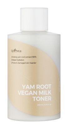 Изображение Смягчающий тонер с экстрактом ямса IsNtree Yam Root Vegan Milk Toner, 200 мл