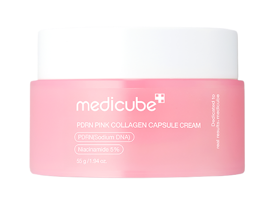 Изображение Укрепляющий капсульный крем с ПДРН и пептидами Medicube PDRN Pink Collagen Capsule Cream, 55 г