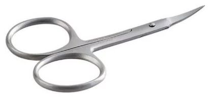 Изображение Маникюрные ножницы для кутикулы мужские с широкими кольцами, ручной заточки Zinger B-555 S SH