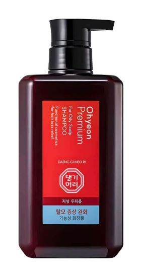 Изображение Укрепляющий шампунь для жирной кожи головы Daeng Gi Meo Ri Ohyeon Premium For Oily Scalp Shampoo, 500 мл