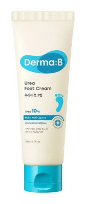 Изображение Смягчающий ламеллярный крем для ног с мочевиной Derma:B Urea Foot Cream, 80 мл